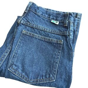 UniFirst Men's Dark Wash Denim Jeans 32x32 Cotton Workwear